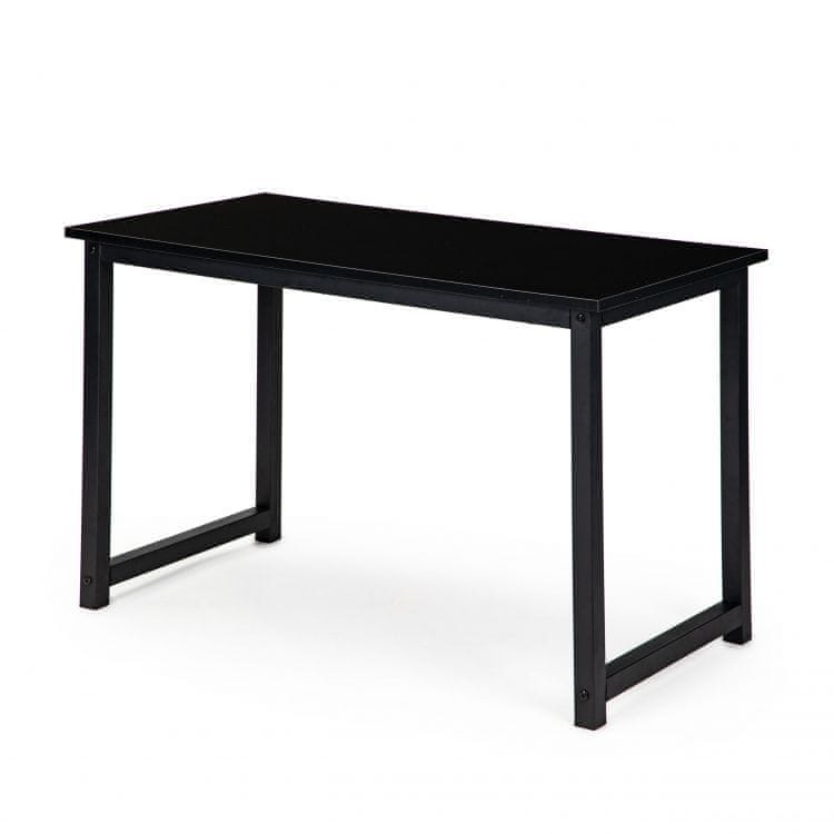 Iso Trade Moderný písací stôl - čierny | 120 x 60 cm
